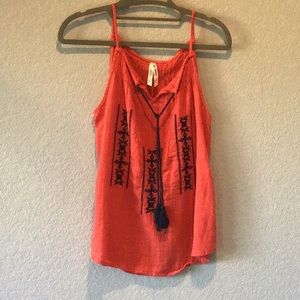 Girl Krazy Orange Tank Top